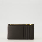 Imagem do artigo Porta-cartas Cassandre Fragments marrom da marca Saint Laurent para Mulheres - Temporada Outono-Inverno 2025 - Vista Traseira