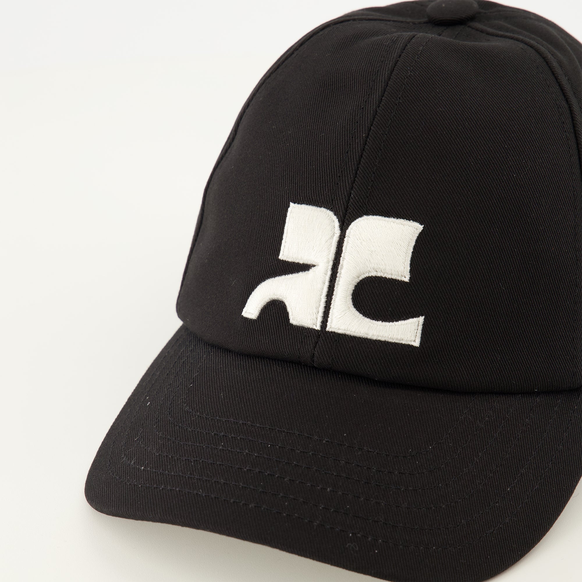 Chapeaux, casquettes et bonnets Casquette AC brodé noir Courrèges Noir Femme