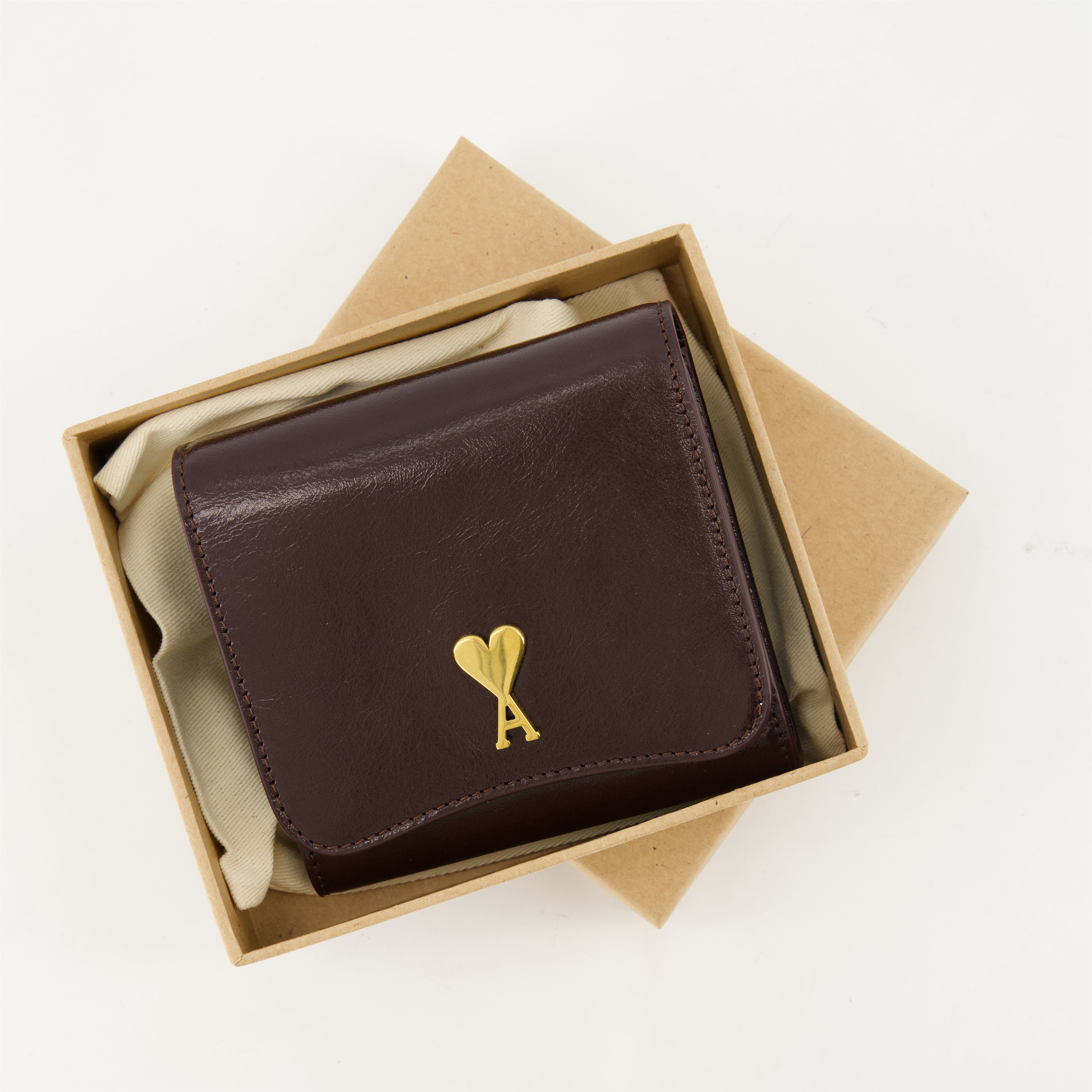 Petite maroquinerie Portefeuille en cuir Paris Paris Ami PARIS Bordeaux Unisexe