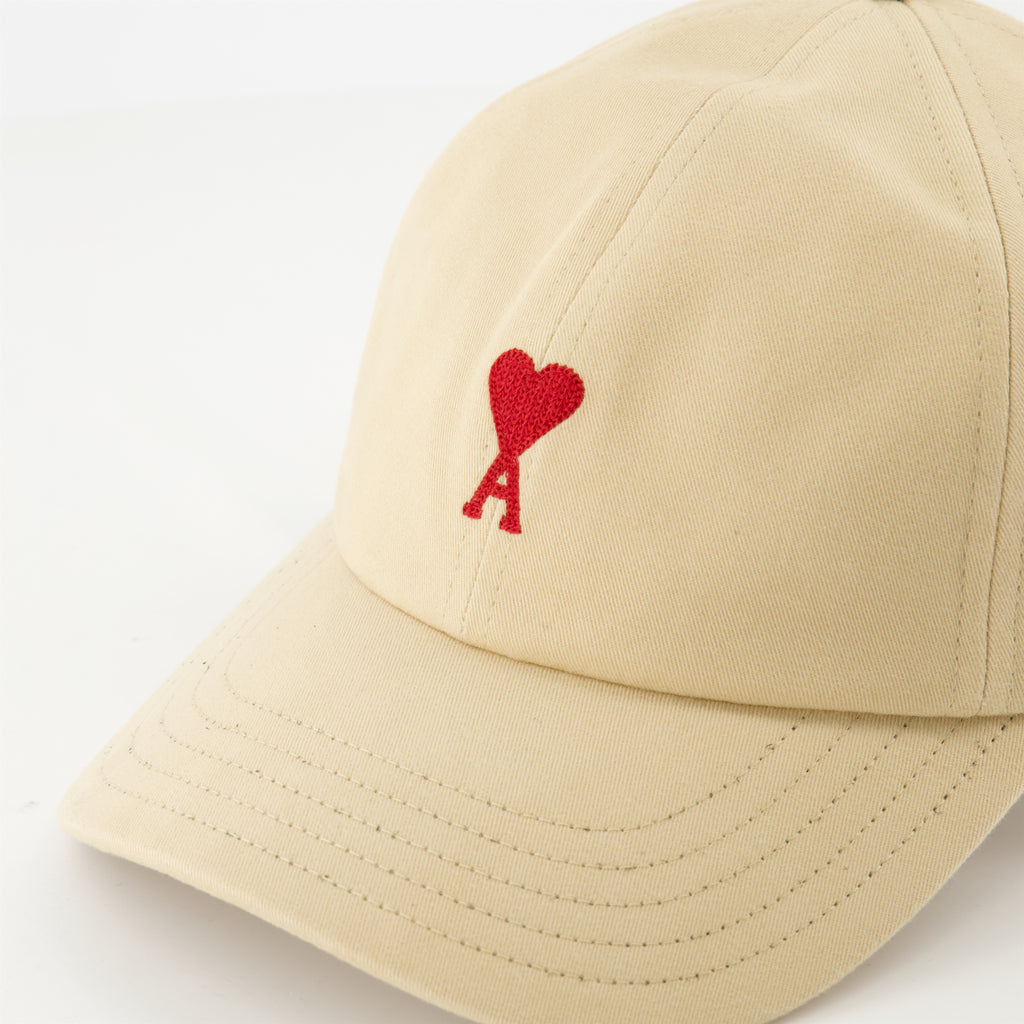 Hats, caps and beanies Casquette AMI de coeur Ami PARIS Beige Unisex