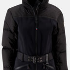 Imagem do fato de esqui preto da Moncler Grenoble para mulher - Temporada Outono-Inverno 2025 - Vista Detalhada_2