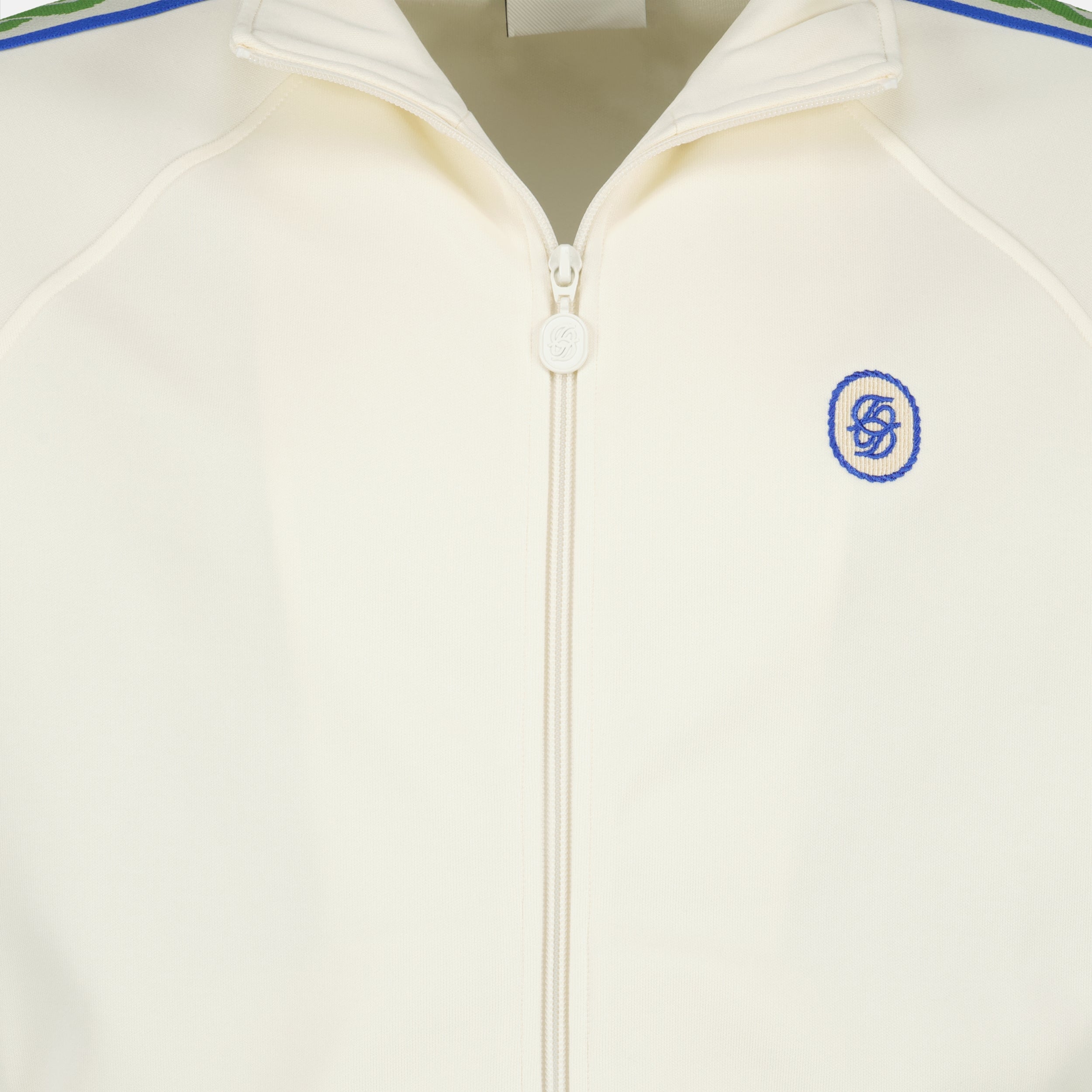 Vestes Veste de survêtement Track Tressée Drole De Monsieur Blanc Homme