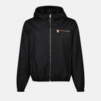 Jacken Nylon Windbreaker Versace Schwarz Homme