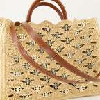 Sacs cabas Sac cabas Disc-Link Rabanne Beige Femme