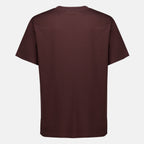 T-shirts T-shirt oversize bordeaux Courrèges Bordeaux Homme