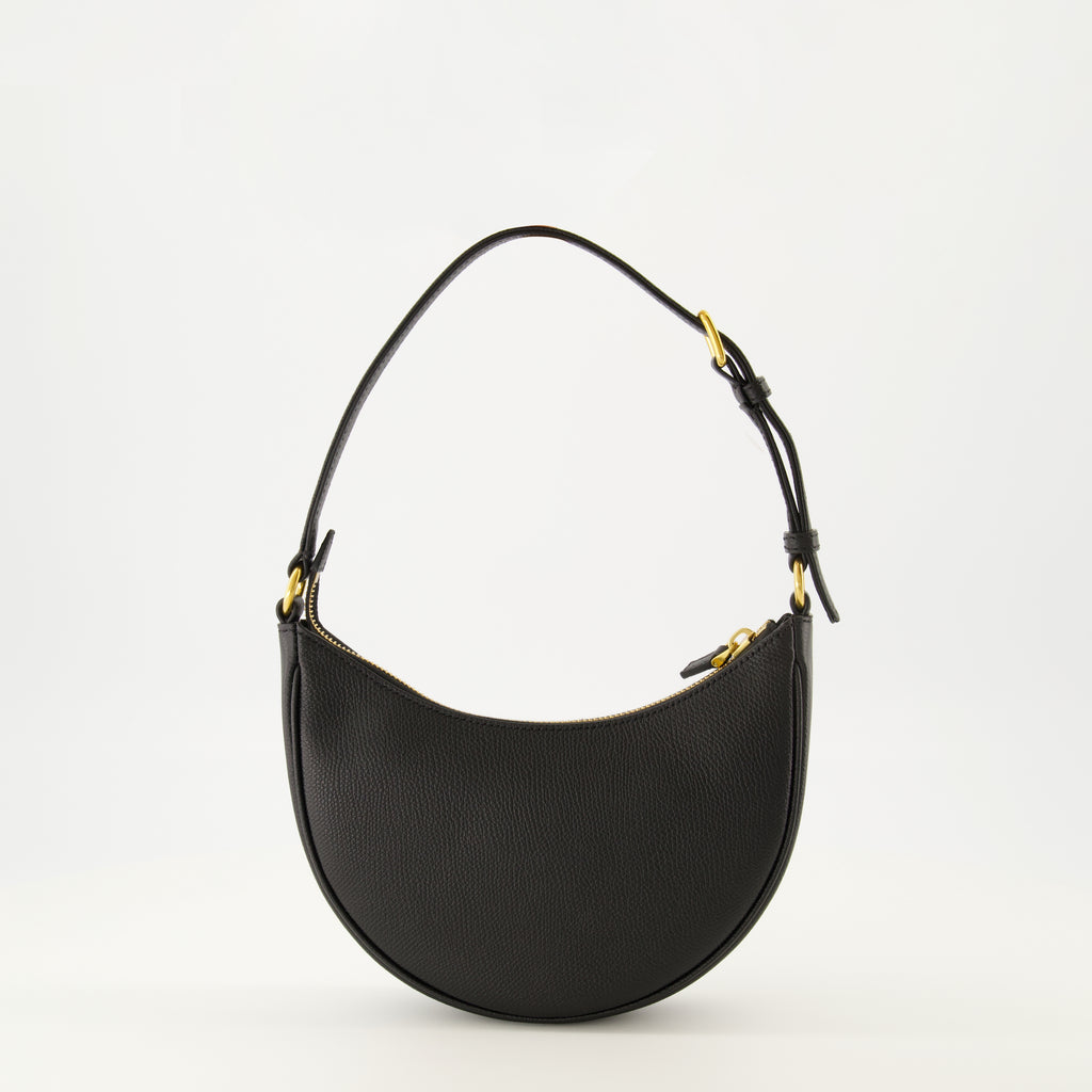 Sacs à main et épaule Mini sac Hobo en cuir noir Valentino Garavani Noir Femme