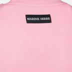 T-shirts T-shirt con Logo in Perle Rosa Marine Serre Rose Femme