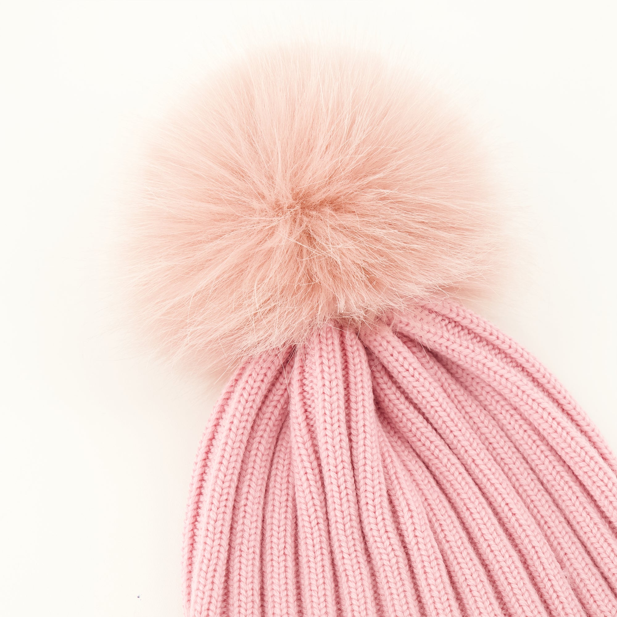 Chapeaux, casquettes et bonnets ピンクのウールビー二ー（ポンポン付き） Moncler Rose Femme