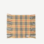 Lenços e luvas Cachecol Com Padrão Xadrez Burberry Bege Unissex