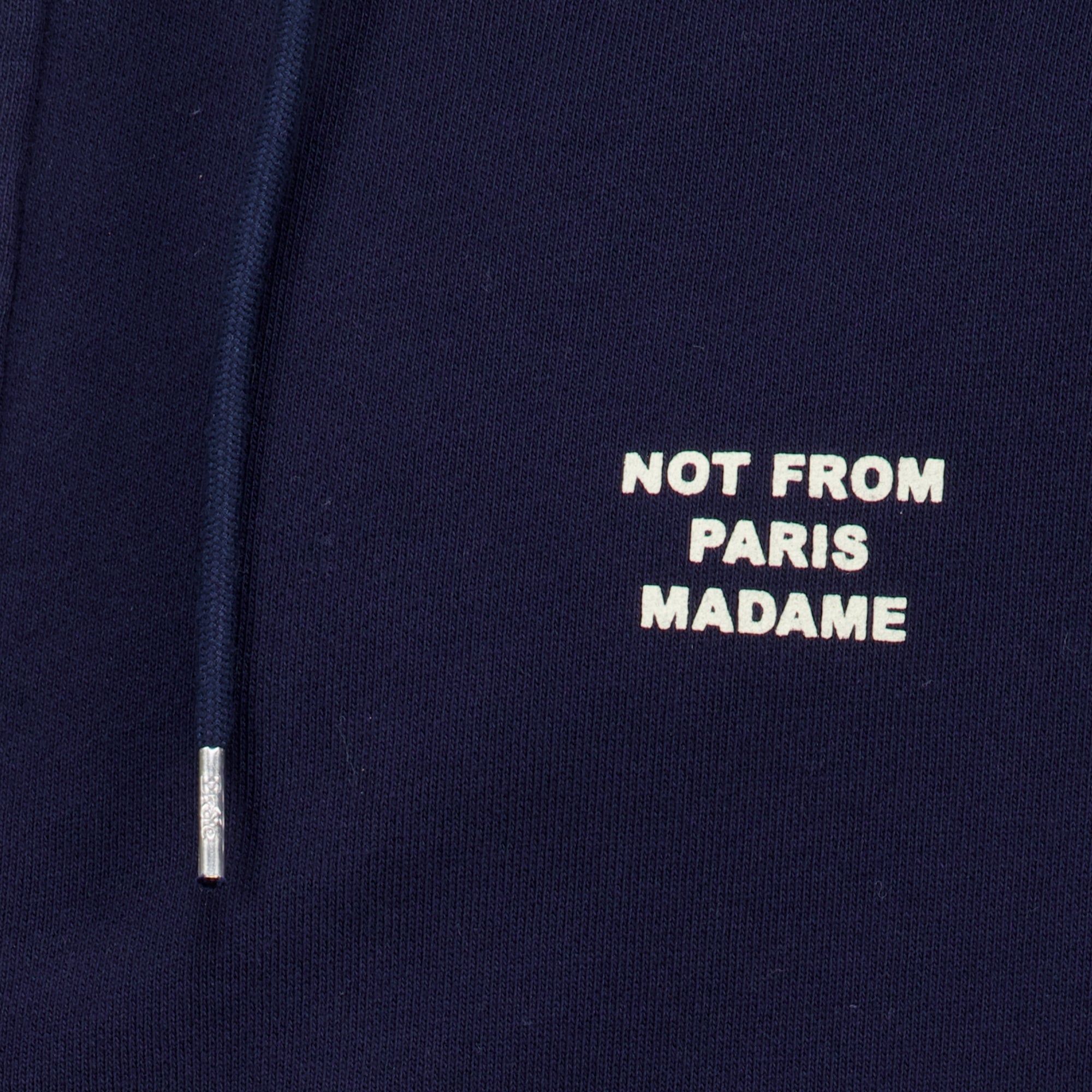Sweatshirts Navy Blue Slogan Zip Sweatshirt Drole De Monsieur Bleu foncé Homme