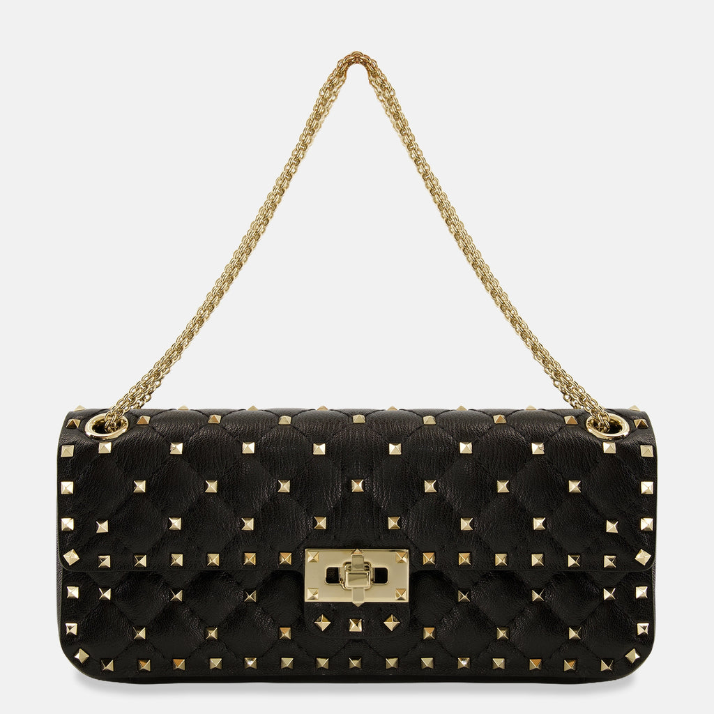 Sacs à main et épaule Borsa Rockstud Spike Nera Valentino Garavani Noir Femme