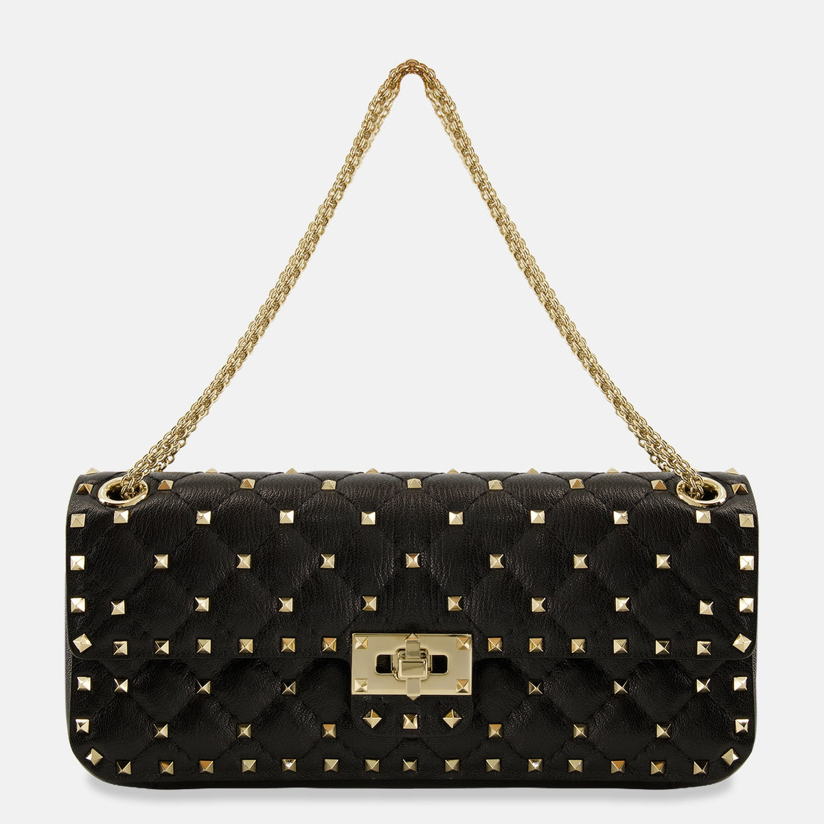 Sacs à main et épaule Borsa Rockstud Spike Nera Valentino Garavani Noir Femme