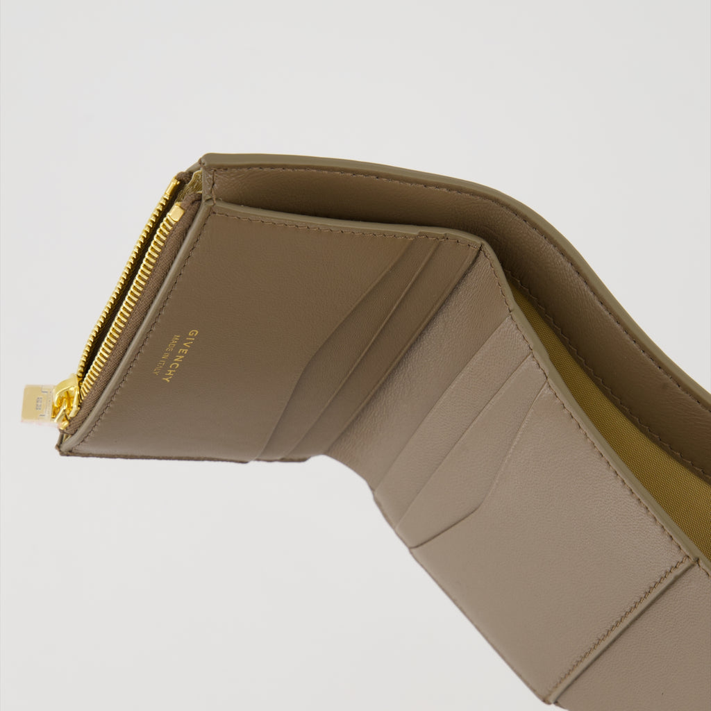 Small leather goods Portefeuille 4G Givenchy Brown Femme