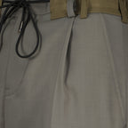 Hosen Faltenhose Sacai Khaki Homme