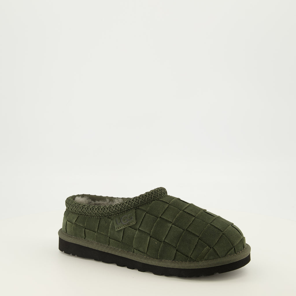 Chaussures ouvertes タズマン ウーブン カーキ ミュール Ugg Kaki Homme