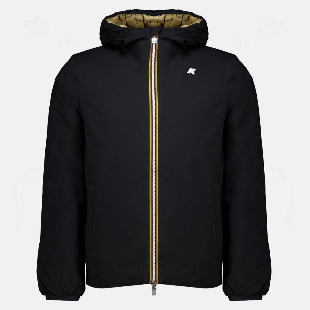 Vestes Veste Jack St Warm réversible noir K-Way Noir Homme
