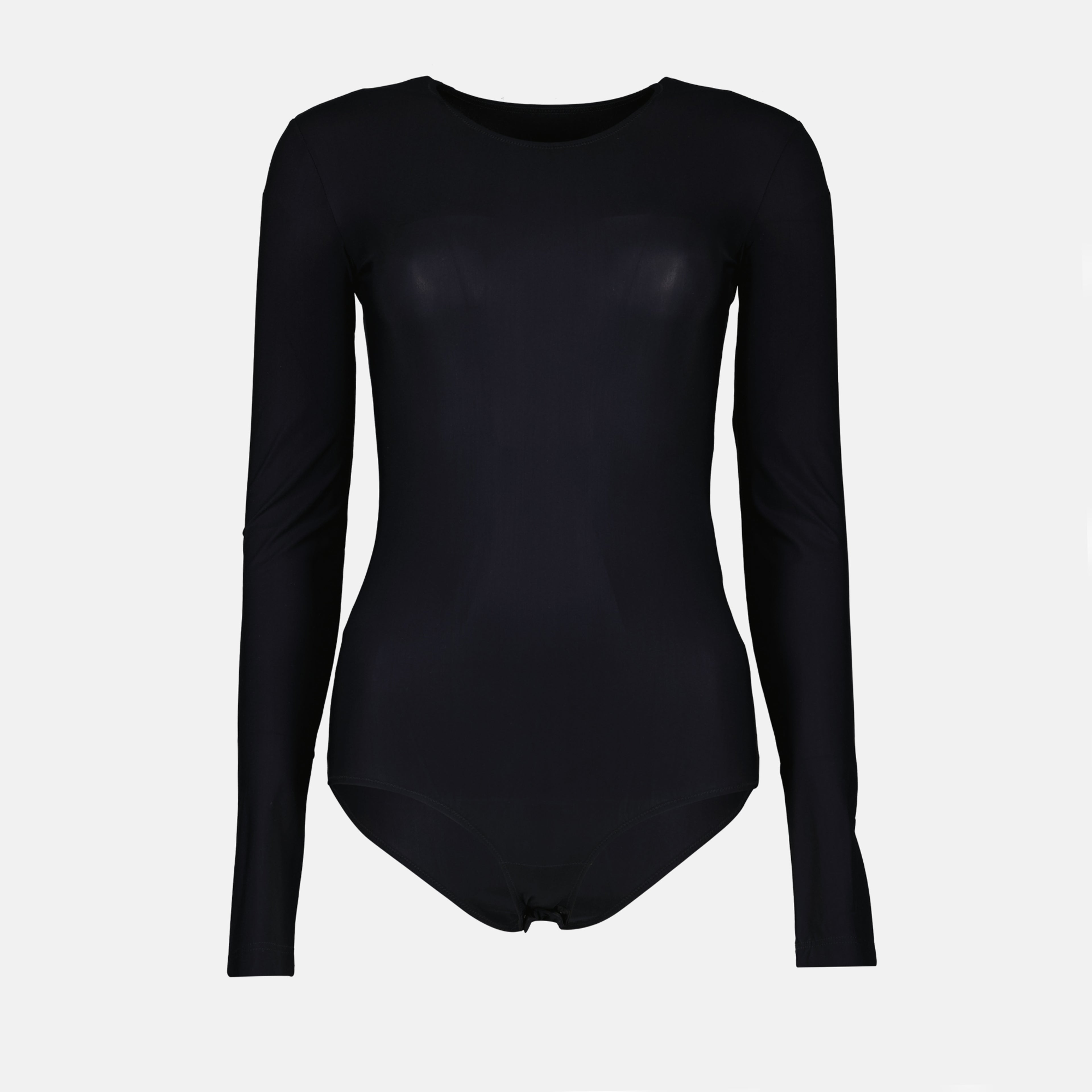 Immagine del body in nylon del marchio Mm6 per donna - Collezione Autunno-Inverno 2025 - Vista frontale