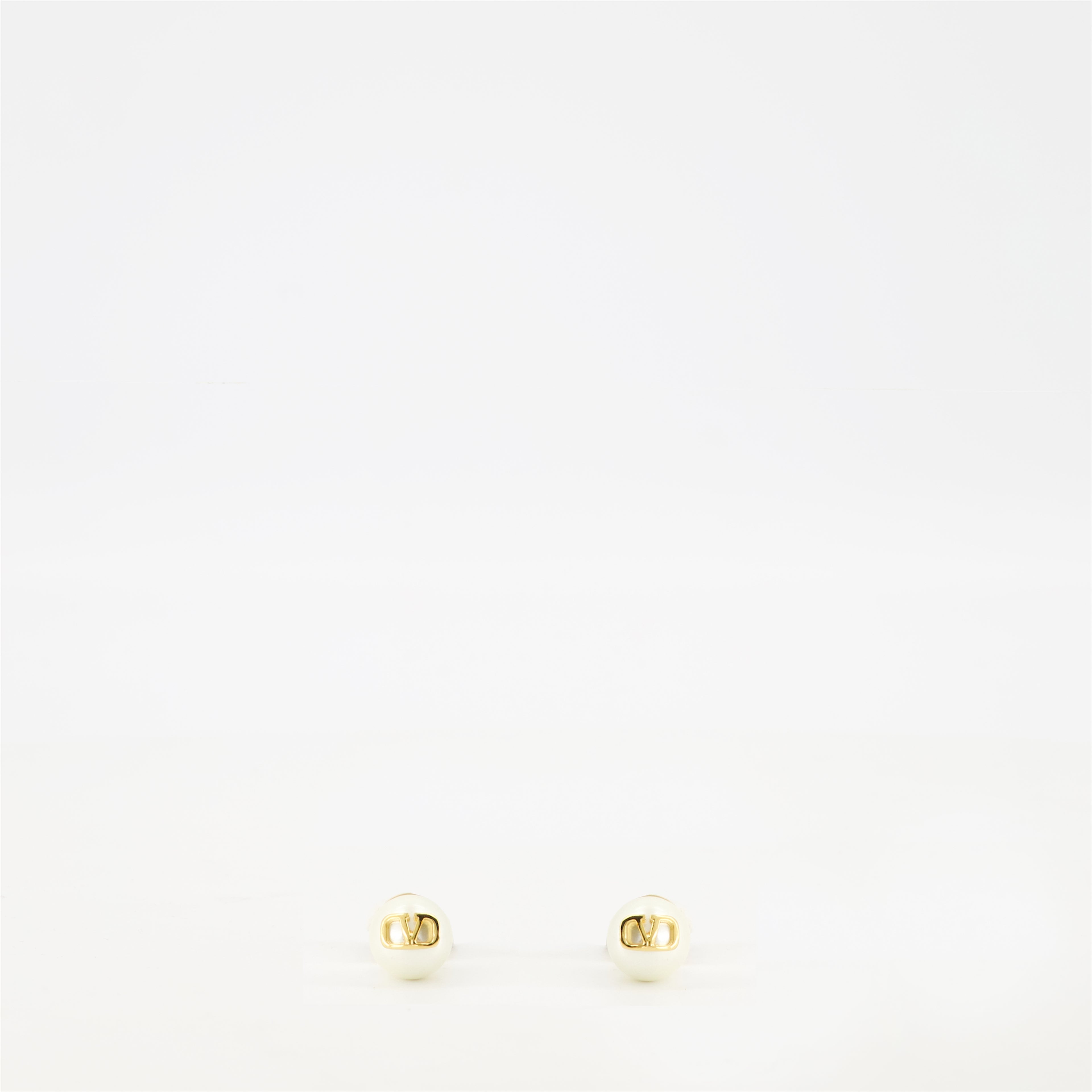 Joias Boucles d'oreilles VLogo perles Valentino Garavani Ouro Femme