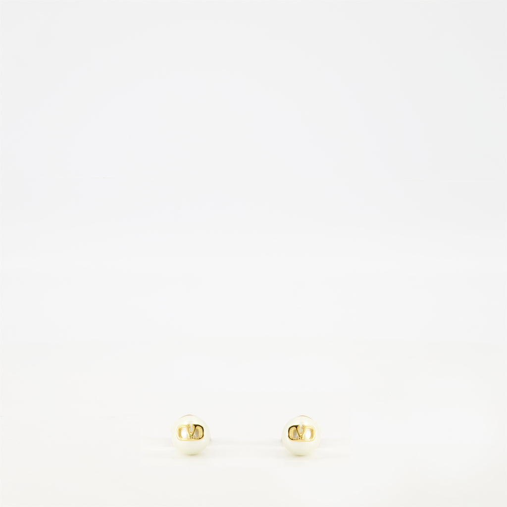 Joias Boucles d'oreilles VLogo perles Valentino Garavani Ouro Femme