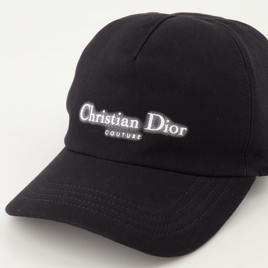 Chapeaux, casquettes et bonnets Casquette Couture en denim Dior Noir Homme