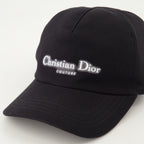 Chapeaux, casquettes et bonnets Casquette Couture en denim Dior Noir Homme
