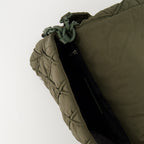 Borse a mano e a spalla Borsa in Nylon Matelassé Charm-D Diesel Cachi Femme