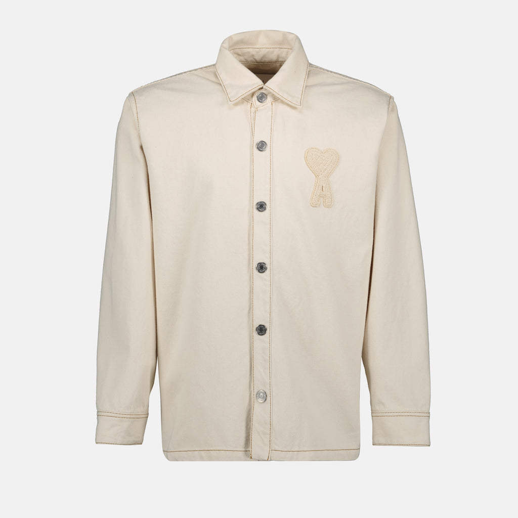 Chemises Chemise Ami de coeur Ami PARIS Beige Homme