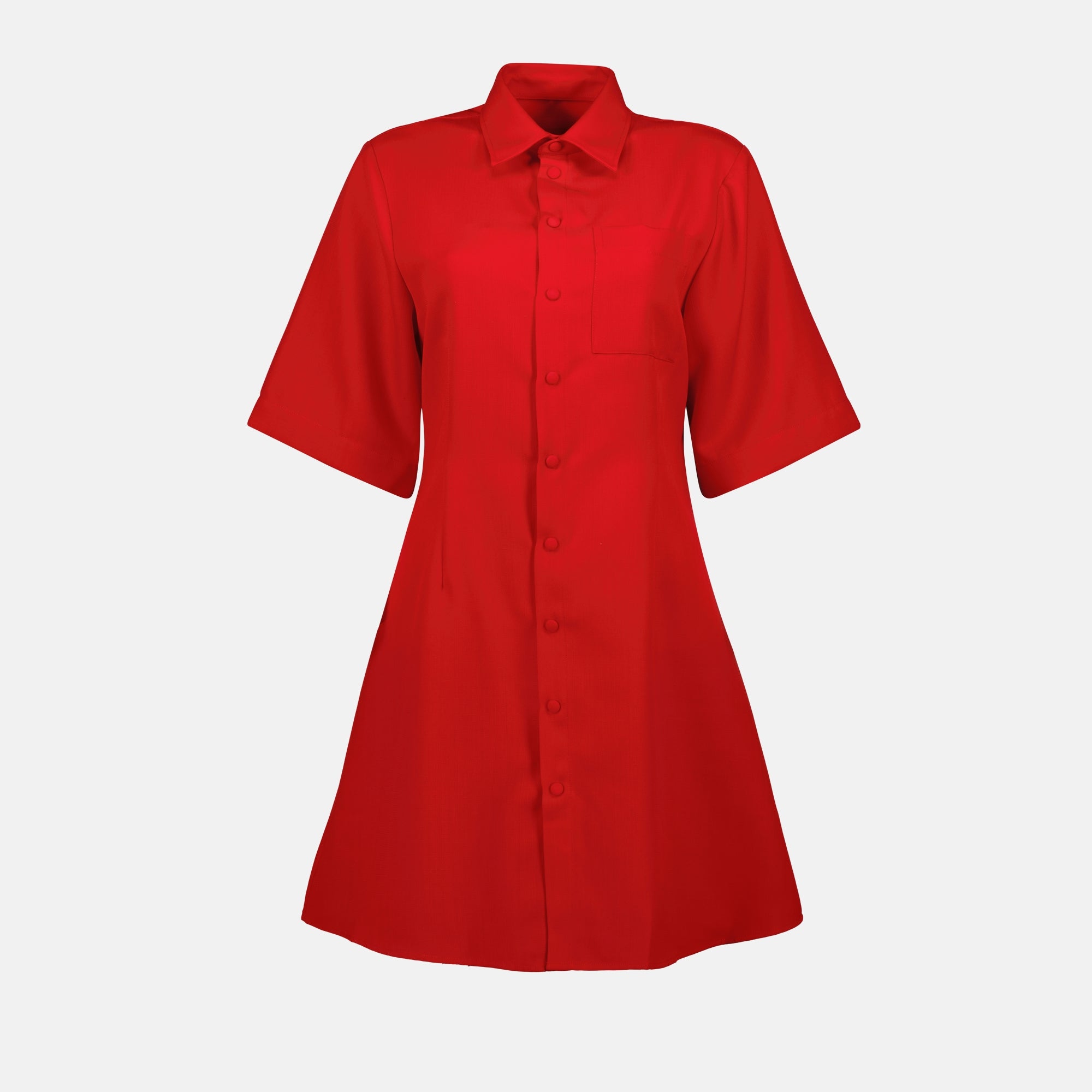 Vestido Camisa en Lana