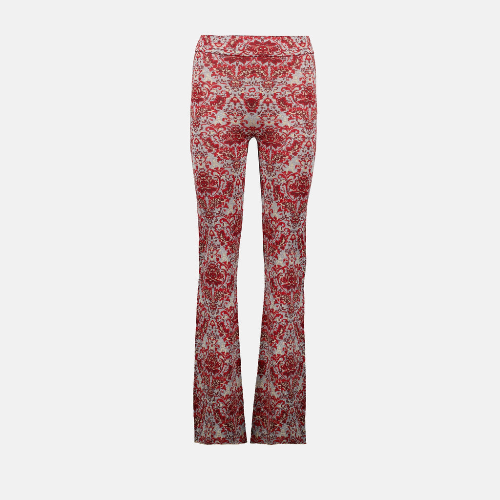 Pants Printed Pants Rabanne Red Femme