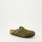 Chaussures ouvertes Mules Boston Birkenstock Vert Homme