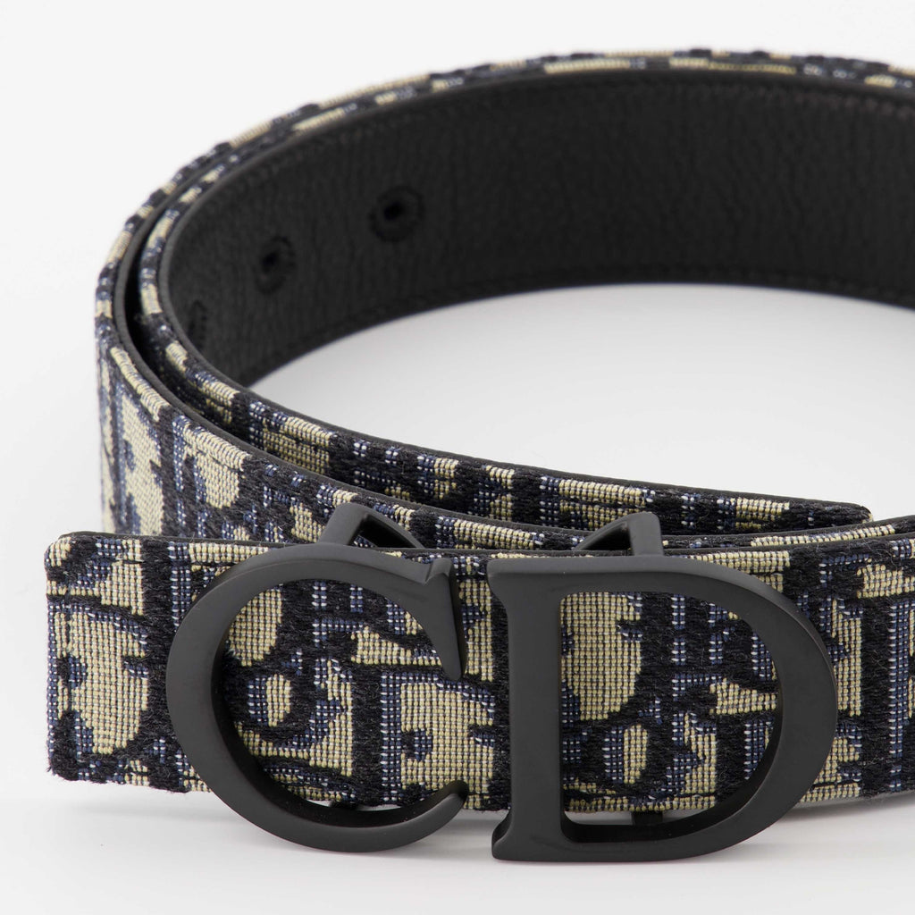 Belts Ceinture Oblique réversible Dior Beige Homme