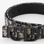 Belts Ceinture Oblique réversible Dior Beige Homme