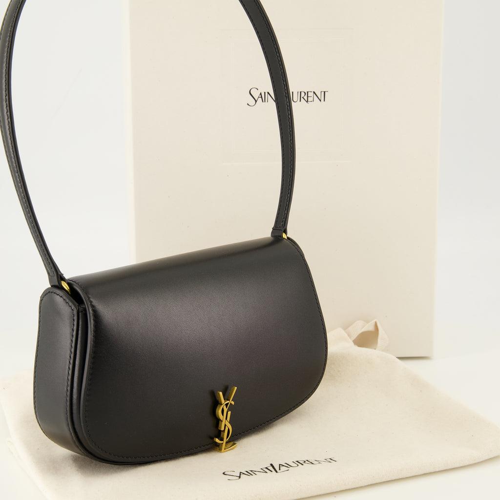 Image de l'article Mini sac Voltaire noir de la marque Saint Laurent pour Femme - Saison Printemps-Été 2026 - Vue détaillée_2