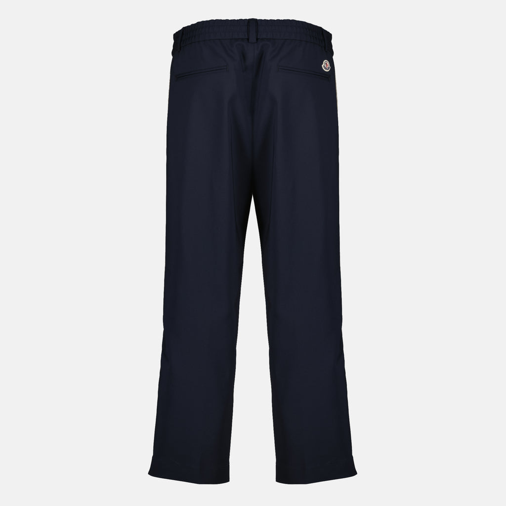 Pantalons Pantalones de Algodón Azul Marino Moncler Bleu foncé Homme