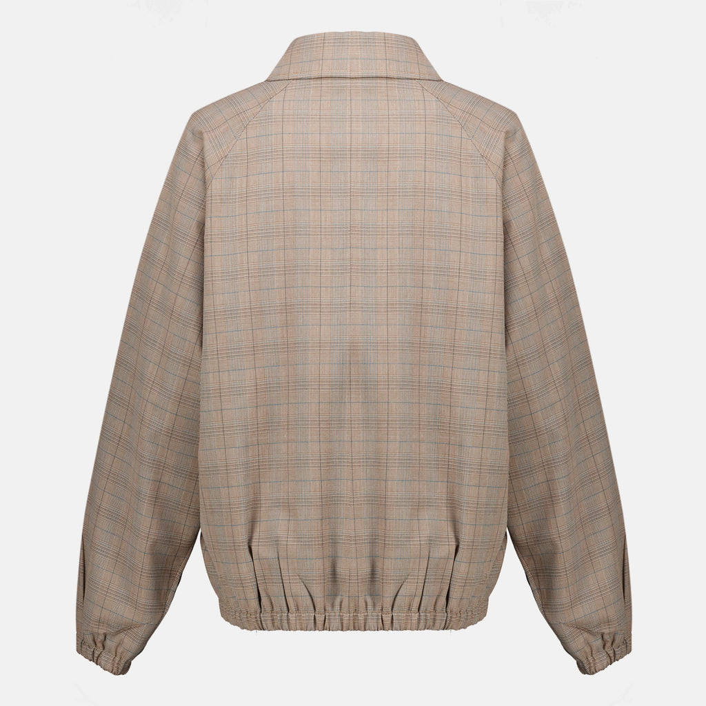 Vestes Karierte Wolljacke Miu Miu Marron Femme