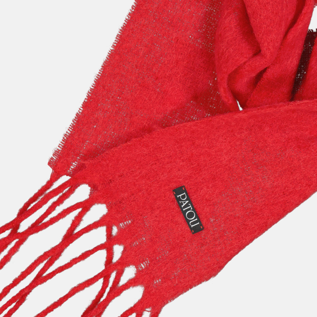Image of the Patou Women's Wool Scarf - Autumn-Winter 2025 - Detailed View_2