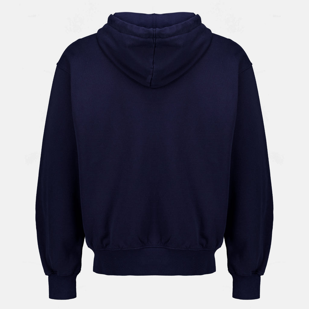 Sweatshirts Navy Blue Slogan Zip Sweatshirt Drole De Monsieur Bleu foncé Homme