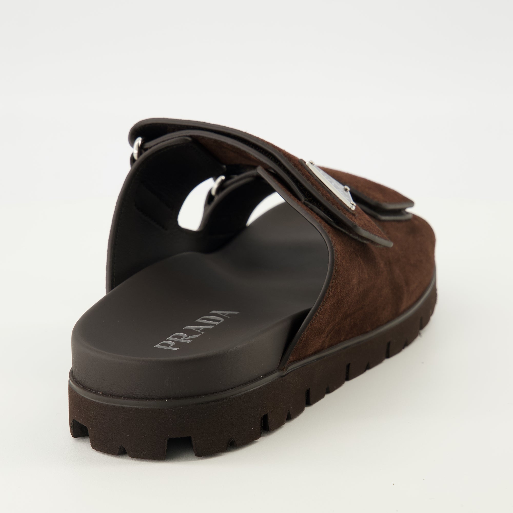 Brown Suede Sandals Prada - Men – myCompañero