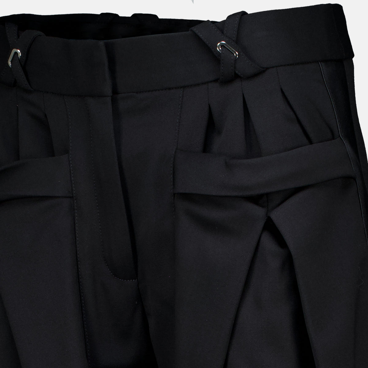 Pantalons Pantalon large en laine noir Rabanne Noir Femme