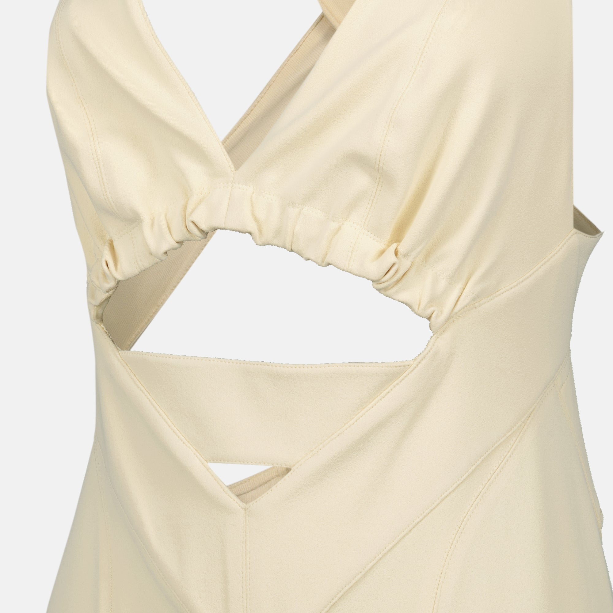 Robes Vestido de Jersey Beige Rabanne Beige Femme