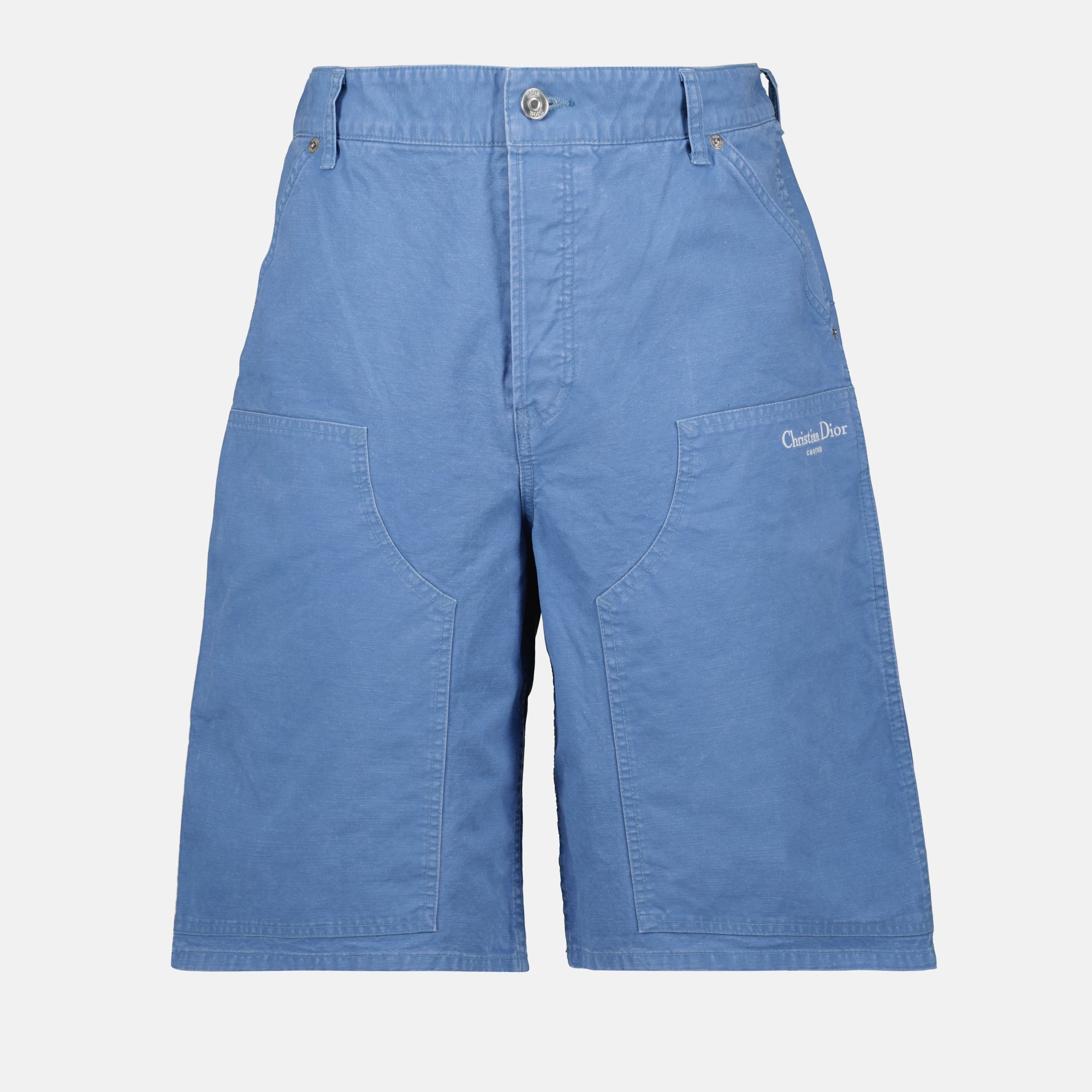 Shorts Bermuda cargo Dior Bleu Homme