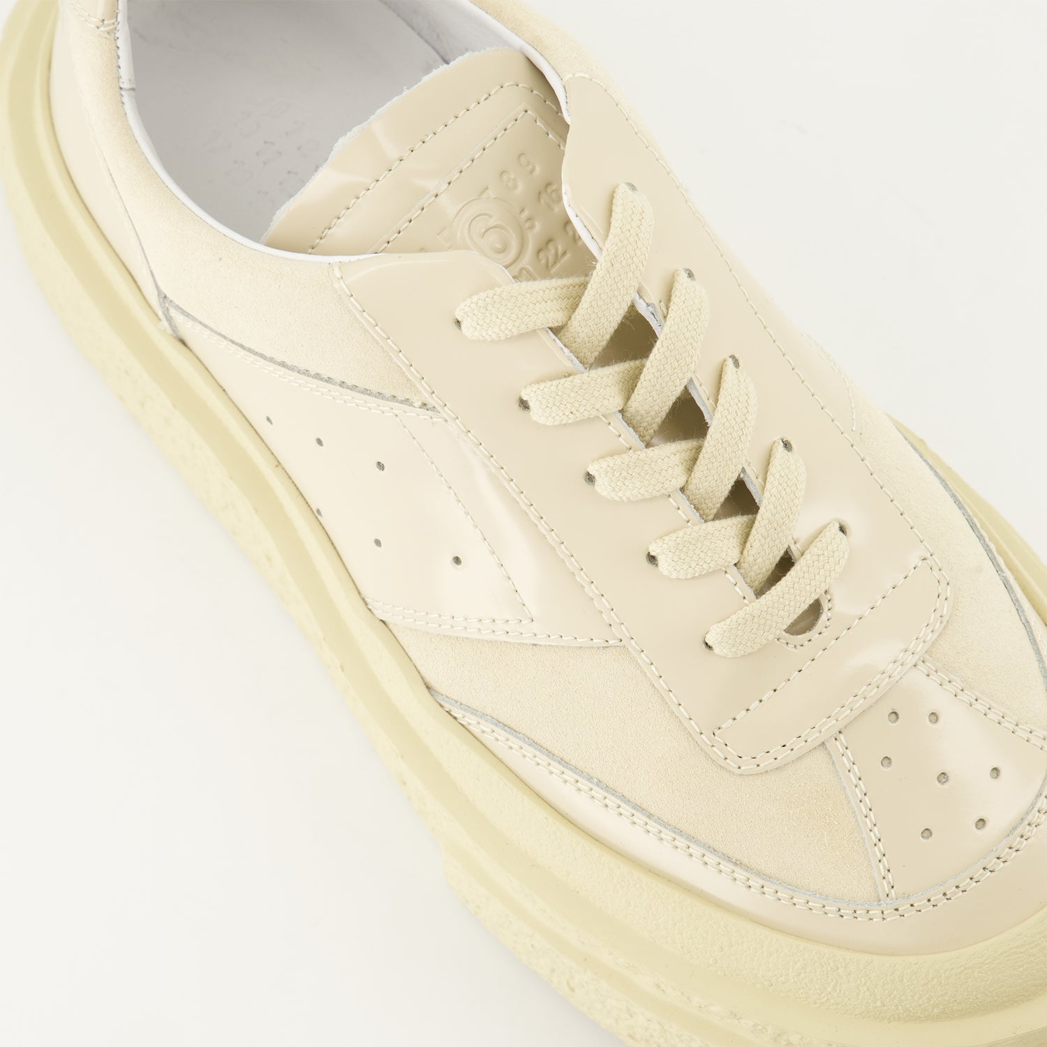 Sneakers Platform Sneakers Mm6 Beige Femme