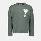 Knitwear Pull AMI de Coeur Ami PARIS Green Unisex