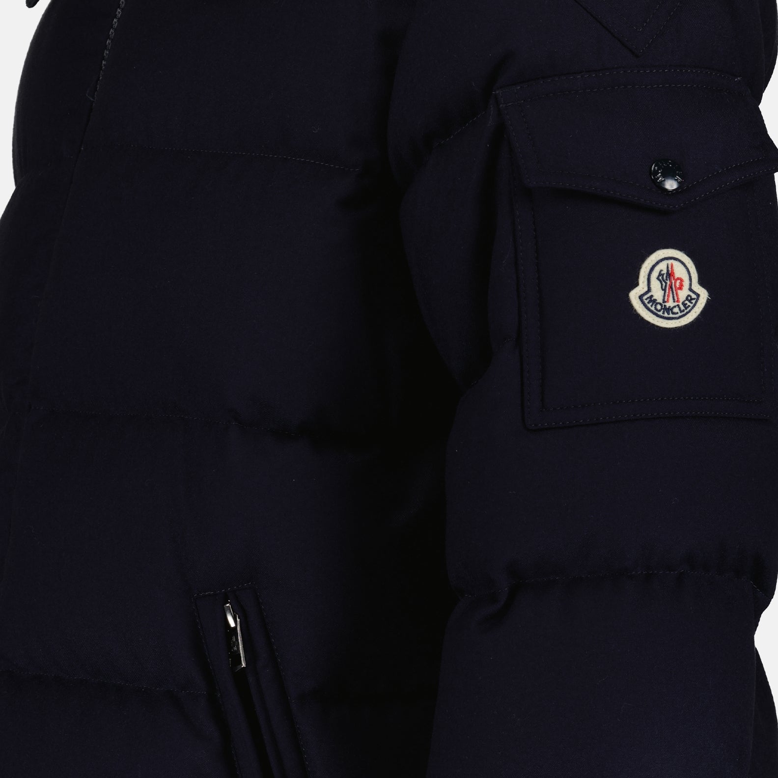 Coats Montgenevre Down Jacket Moncler Dark blue Homme