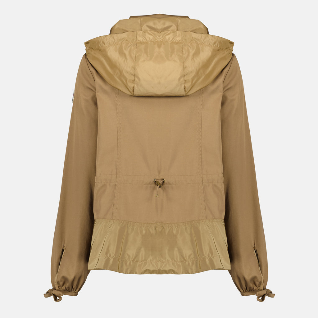 Vestes Adenium Hooded Jacket in Cotton Gabardine Moncler Marron Femme