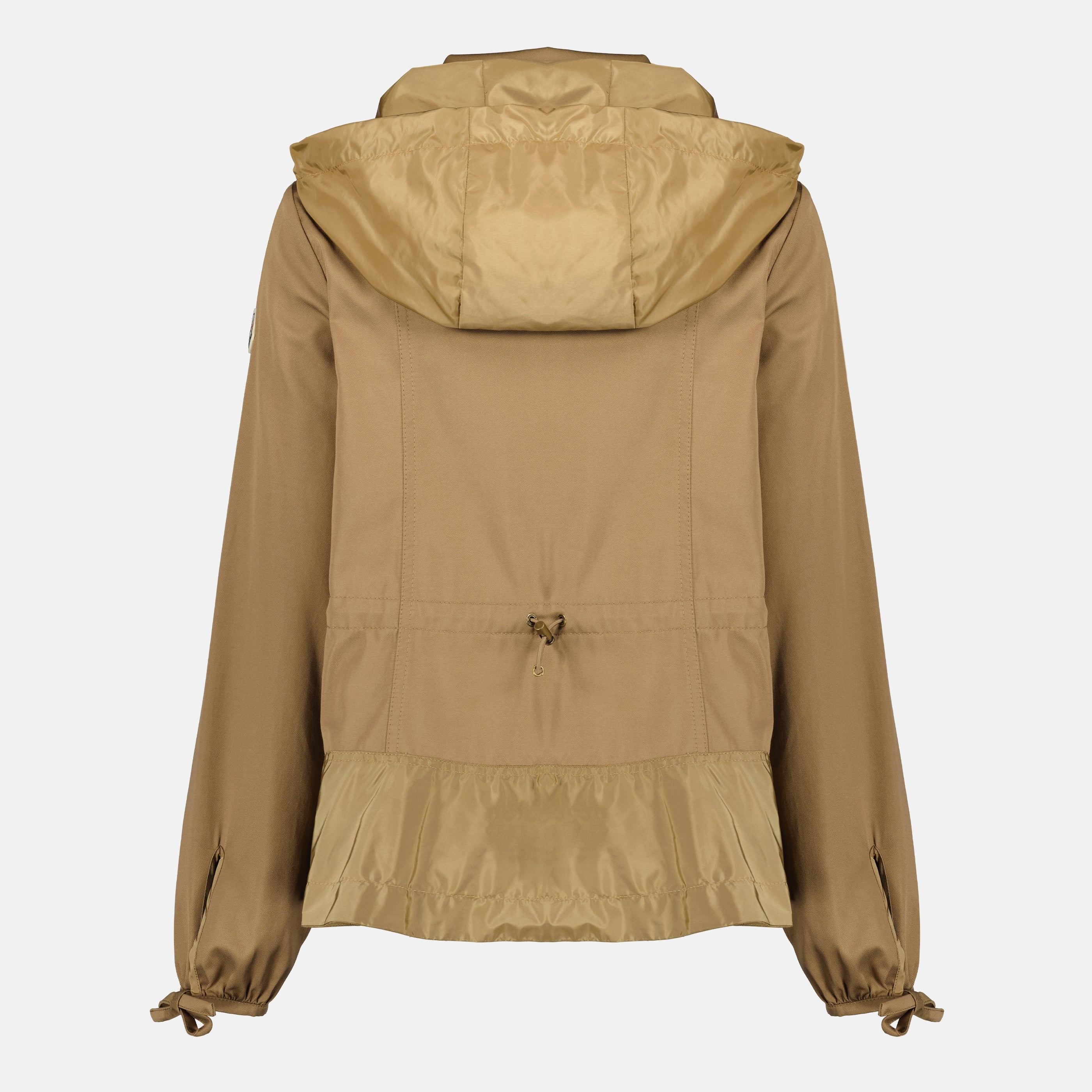 Vestes Veste à capuche Adenium en gabardine de coton Moncler Marron Femme