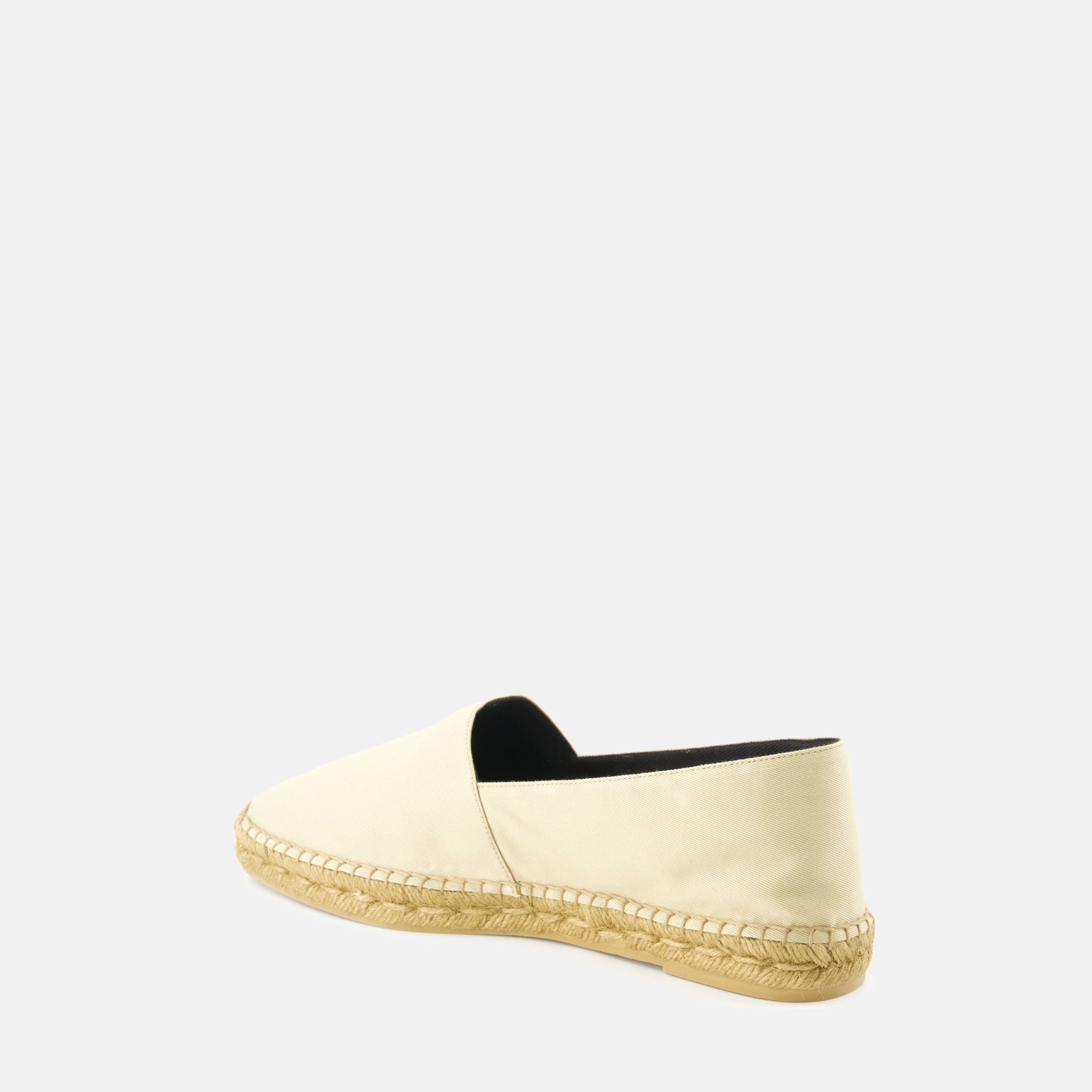 Espadrilles Espadrilles en gabardine Saint Laurent Beige Homme