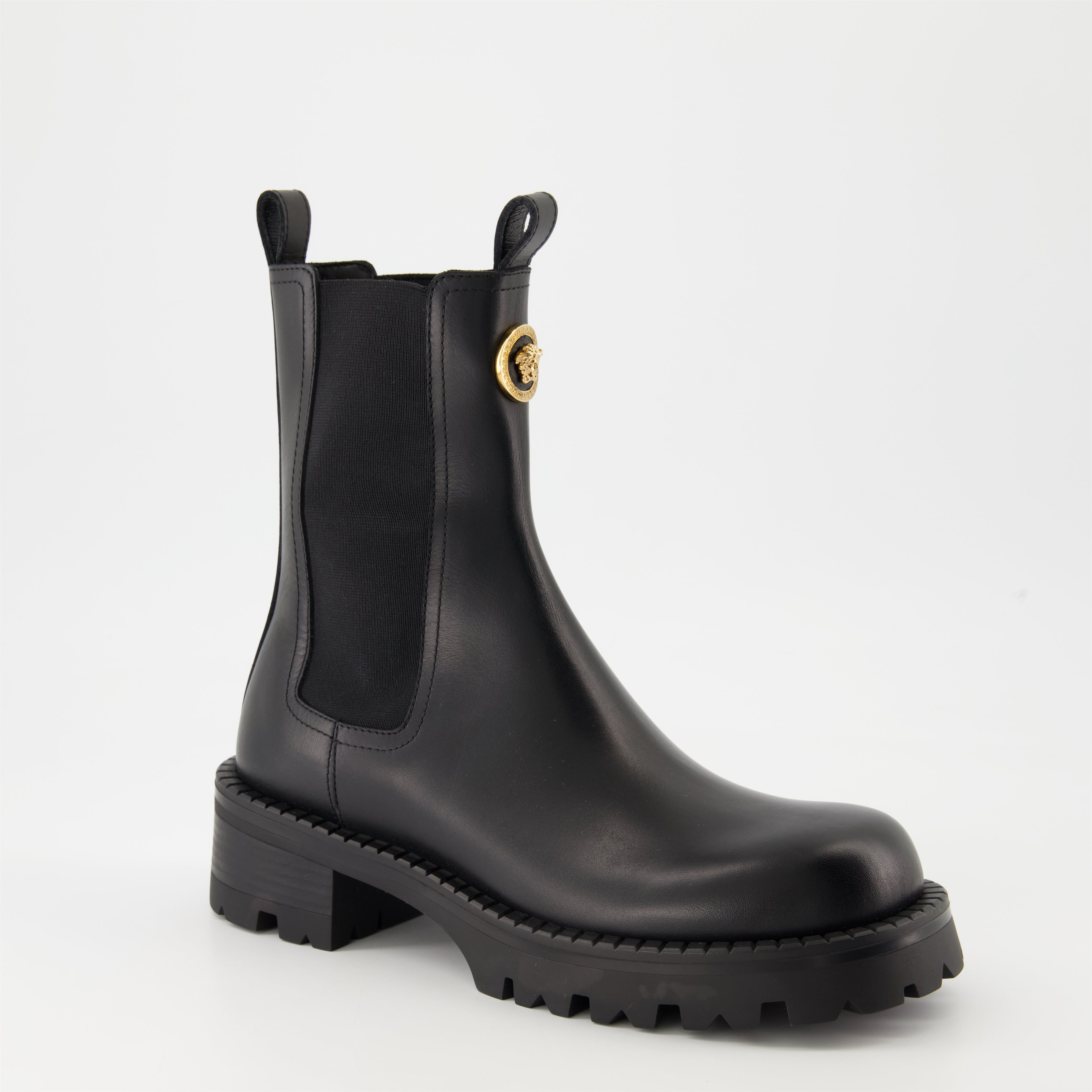 Bottines Bottines Chelsea Alia Versace Noir Femme