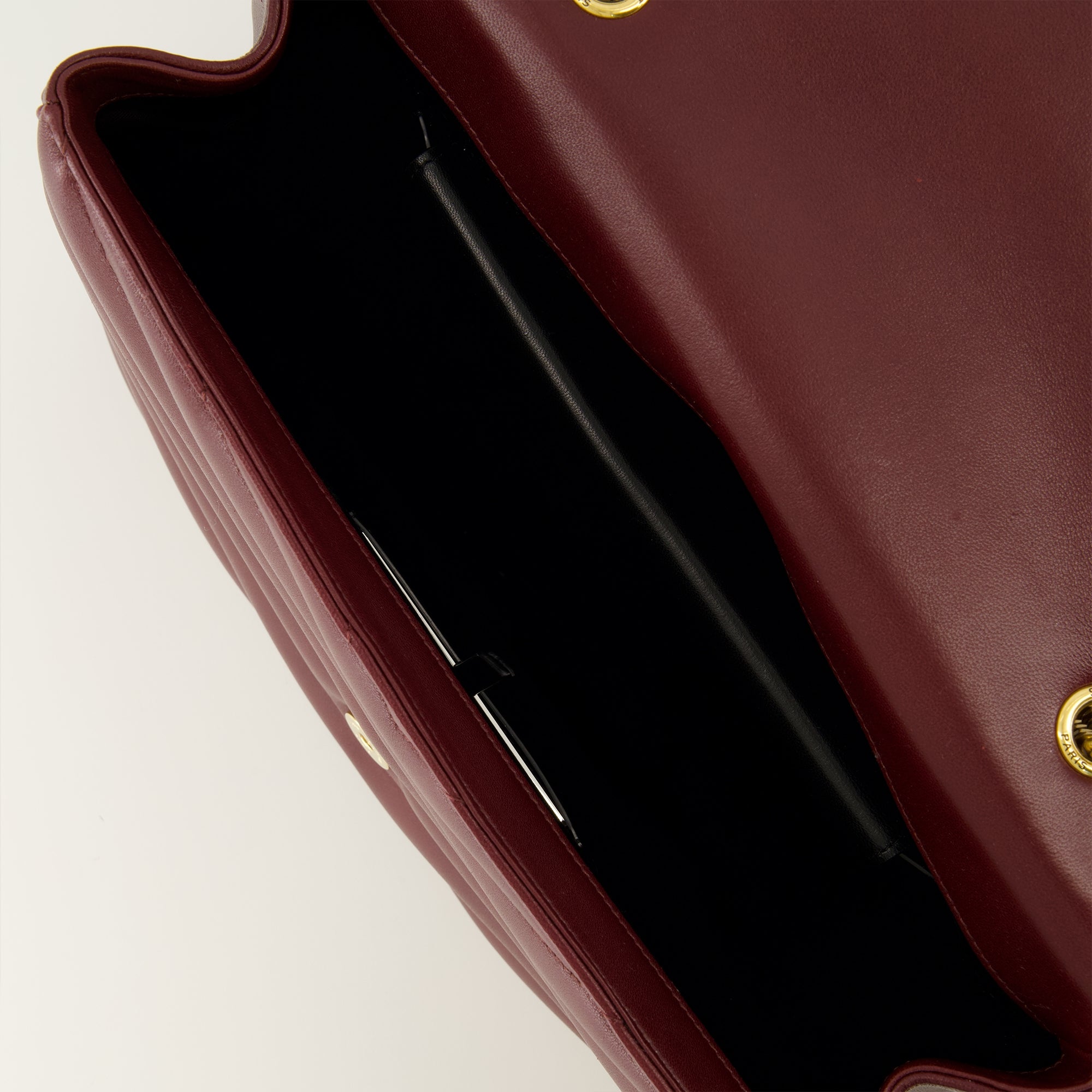 Sacs à main et épaule Bolso Loulou Grande de Cuero Burdeos Saint Laurent Bordeaux Femme
