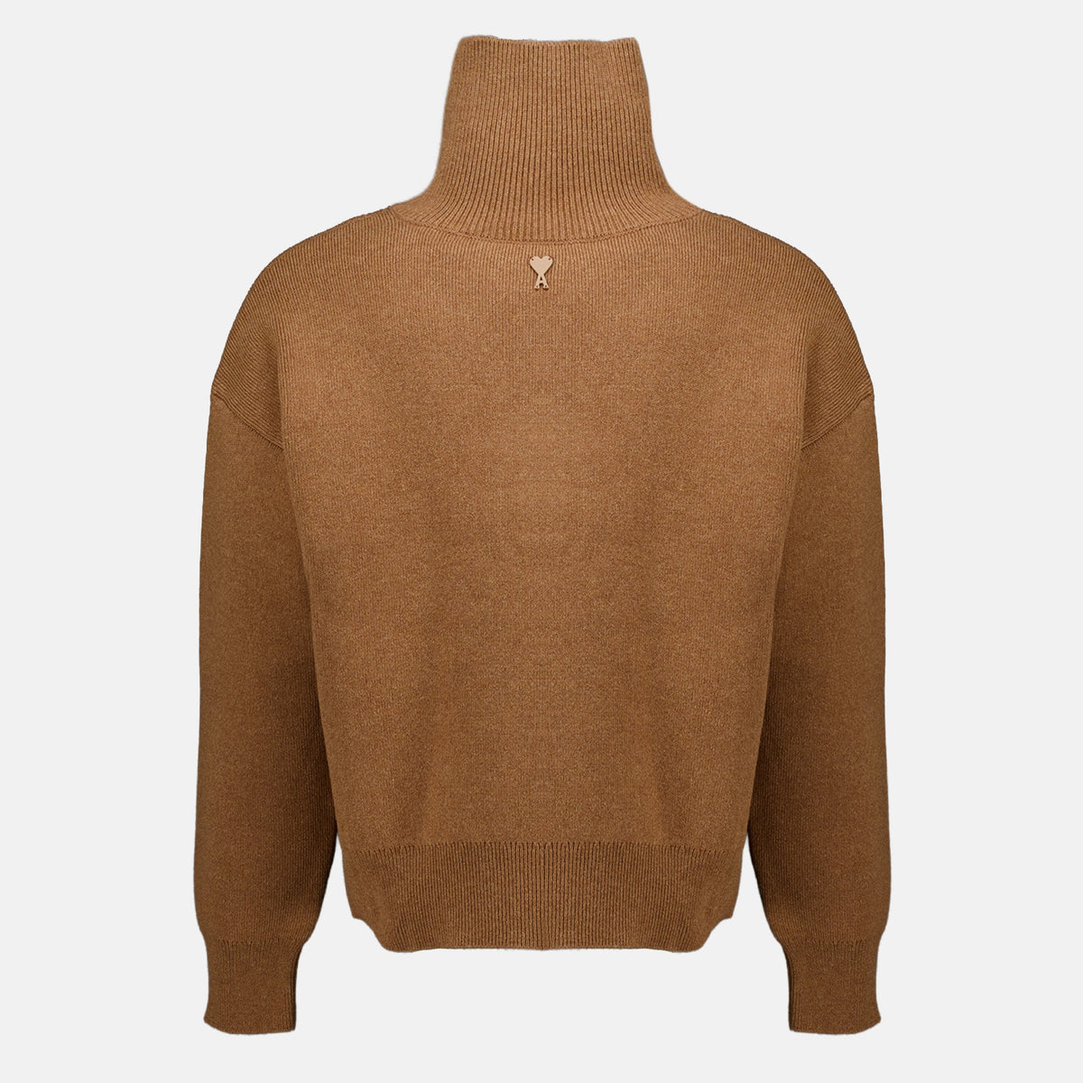 Sweatshirts Pull à col montant beige Ami PARIS Beige Unisexe